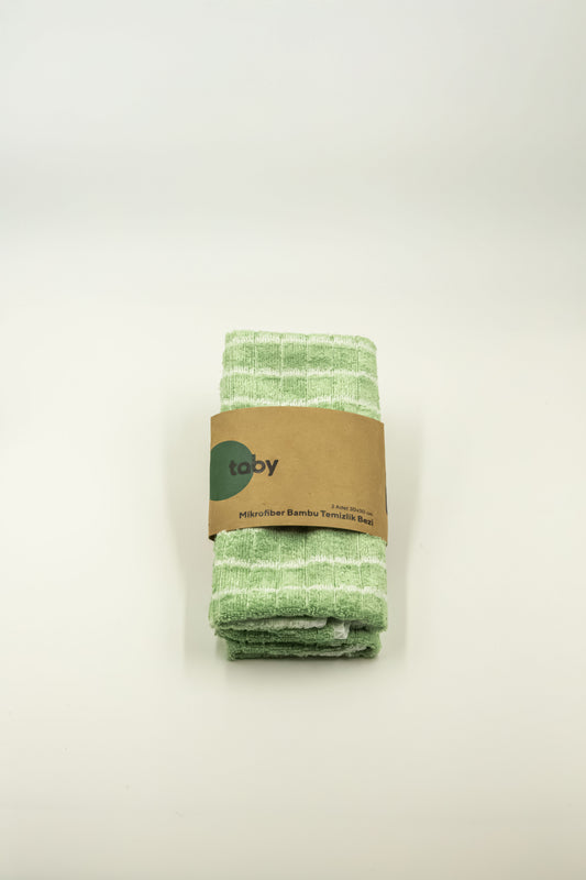 Mikrofiber Bambu Temizlik Bezi 2'li