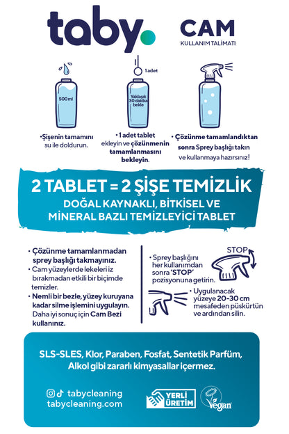 Cam/Ayna Temizleyici Başlangıç Seti
