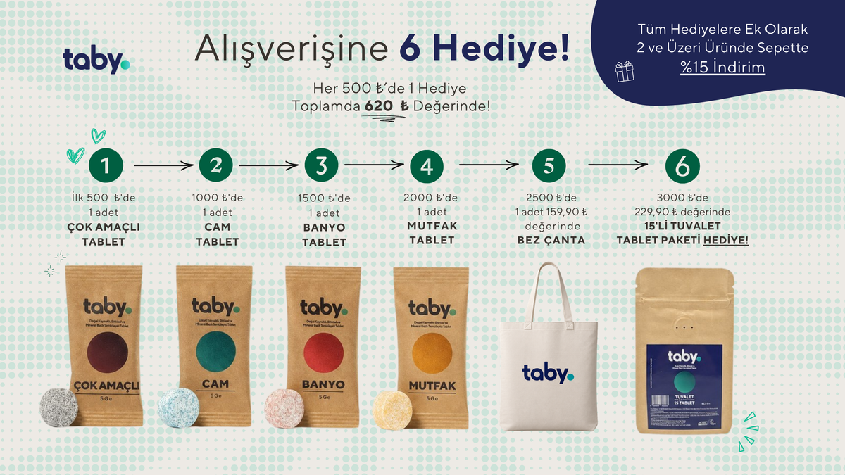Alisverisine 6 hediye